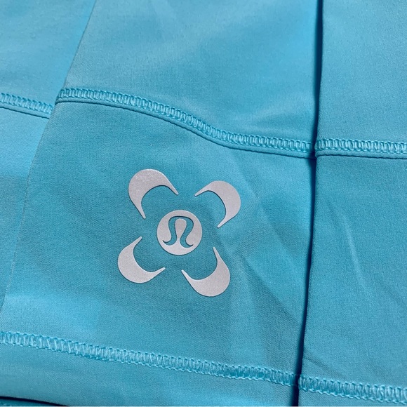 NWT Lululemon Pace Rival Skirt SeaWheeze 2021 *Cyan Blue - Picture 4 of 4
